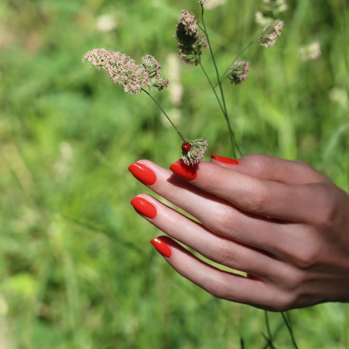 Vernis Red Coral - Rouge Orangé