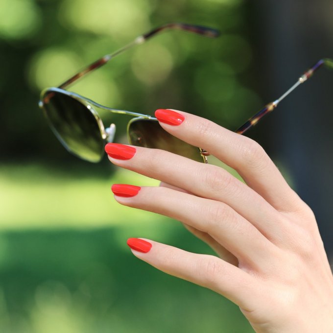 Vernis Red Coral - Rouge Orangé